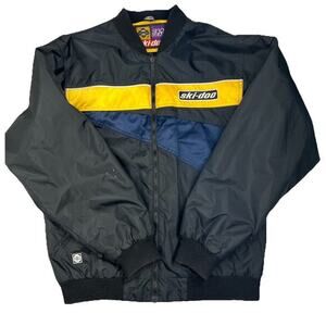 Vintage Ski-Doo Lightweight Snowmobile Full Zip Jacket Retro Men’s Size Medium